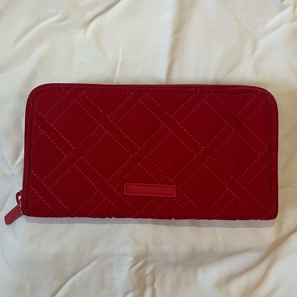 Vera Bradley Red Large Wallet